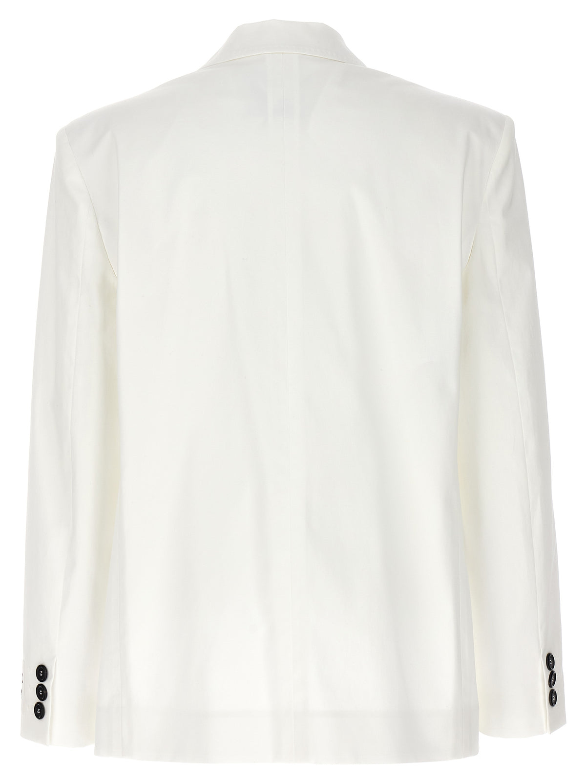 Moschino White Cotton Blazer for Women