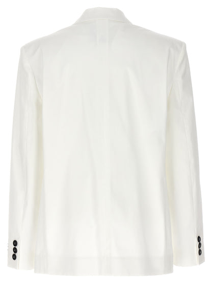 Moschino White Cotton Blazer