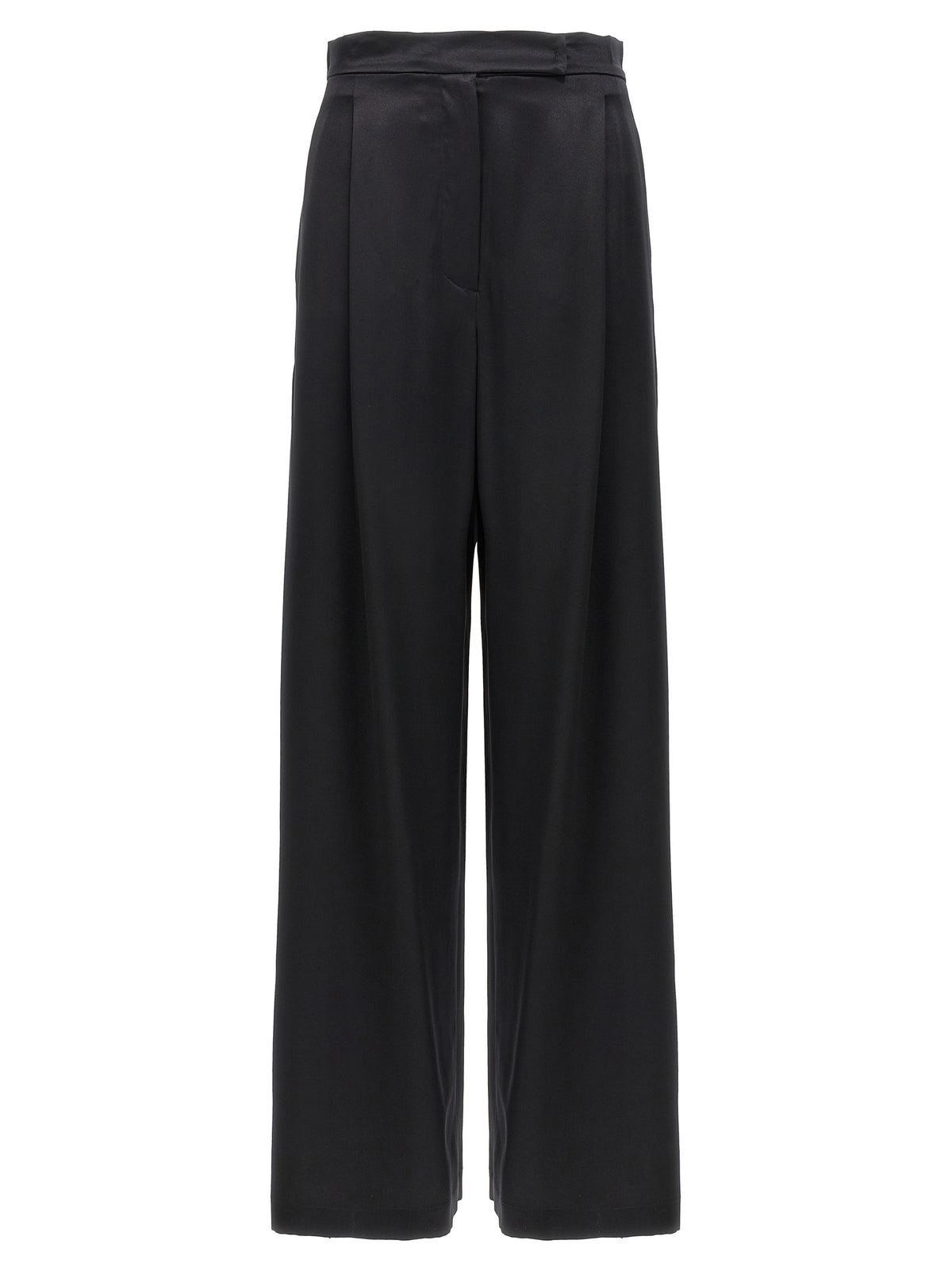 Max Mara Fiesta Black Silk Casual Pants for Women