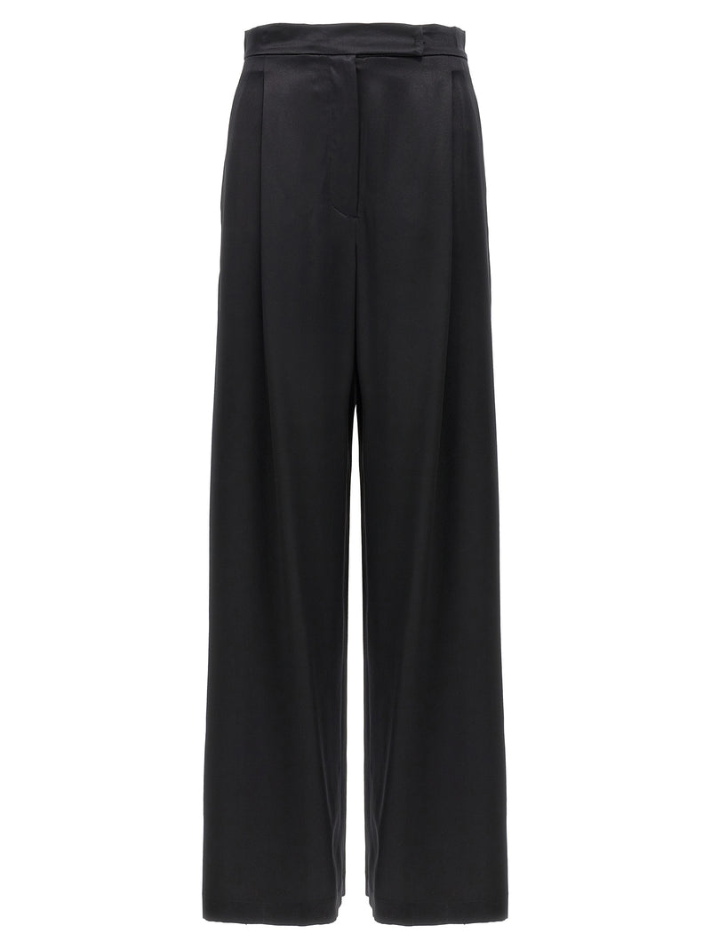 Max Mara Fiesta Black Silk Casual Pants for Women