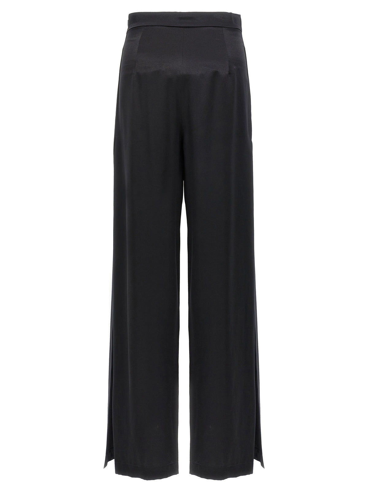 Max Mara Fiesta Black Silk Casual Pants for Women