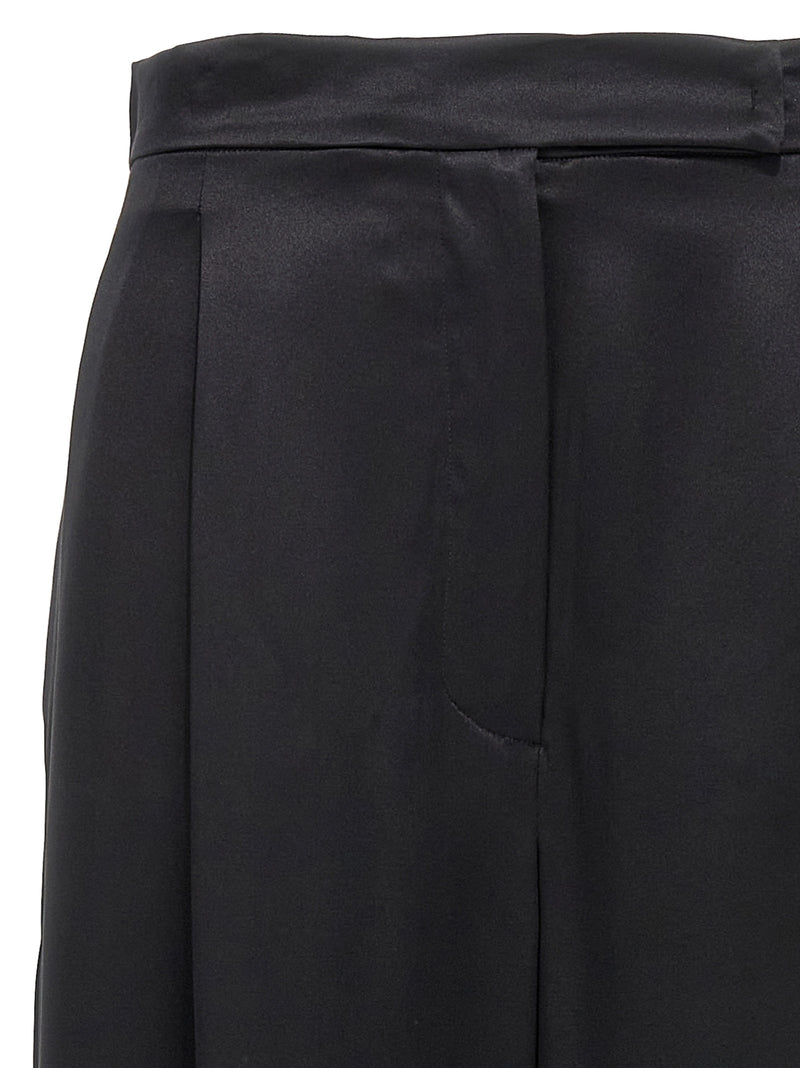 Max Mara Fiesta Black Silk Casual Pants for Women