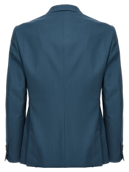 MAURIZIO MIRI Blue Wool Blazer