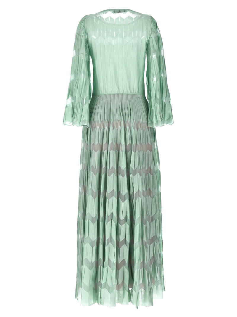 ANTONINO VALENTI Bicolor Viscose Long Dress - Mariko Mori