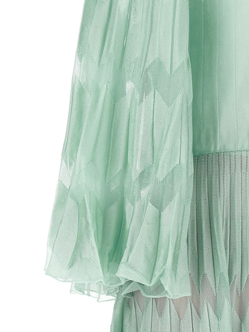 ANTONINO VALENTI Bicolor Viscose Long Dress - Mariko Mori