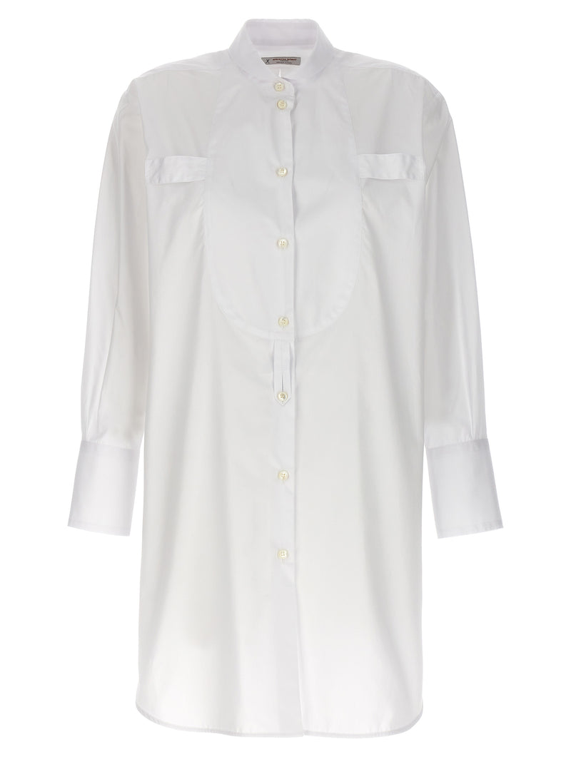 Alberto Biani White Cotton Blouse - Timeless Elegance