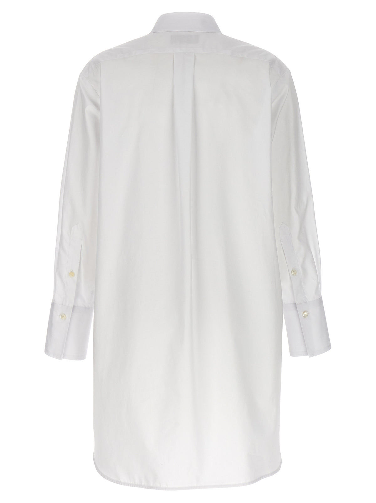 Alberto Biani White Cotton Blouse - Timeless Elegance