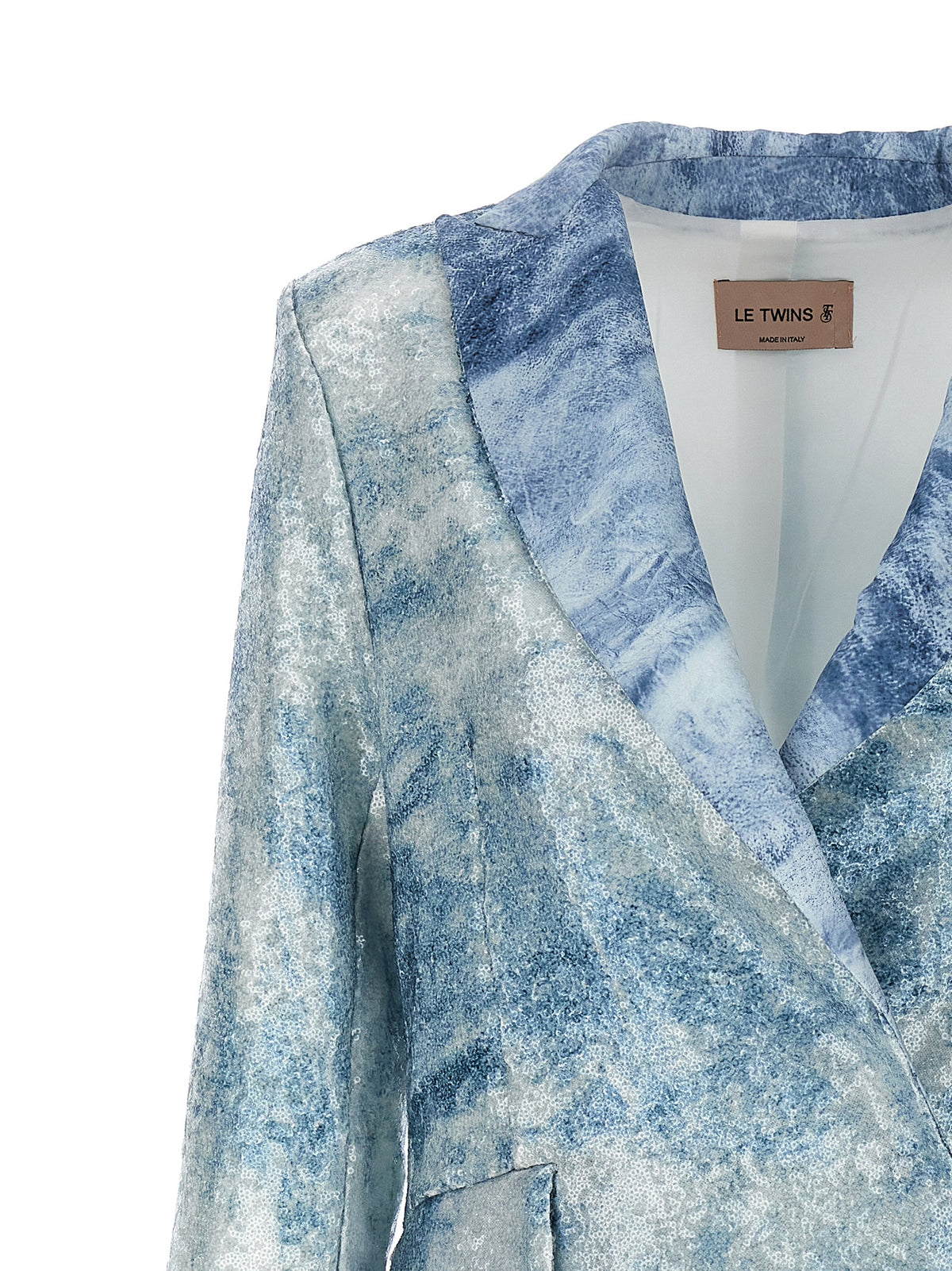 LE TWINS Como Blazer en Polyester Bleu
