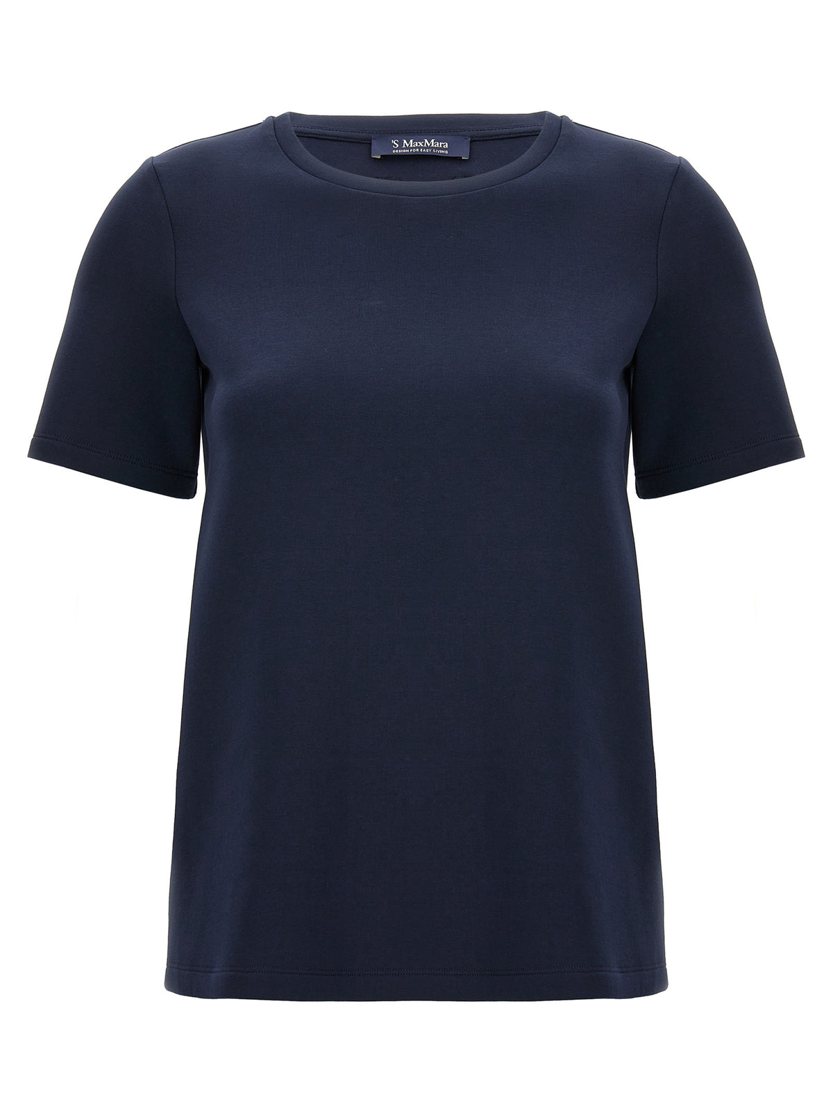 'S Max Mara Fianco Blue Cotton T-Shirt