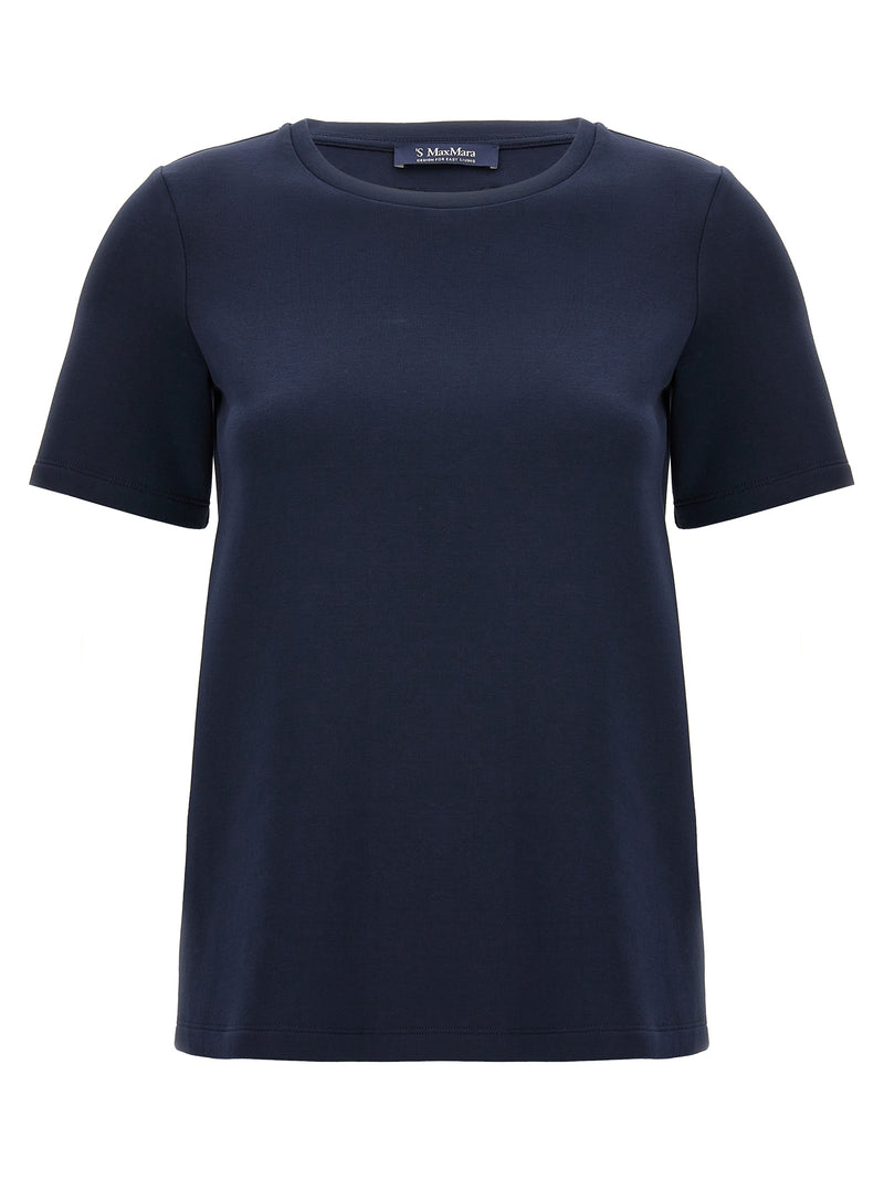 'S Max Mara Fianco Blue Cotton T-Shirt