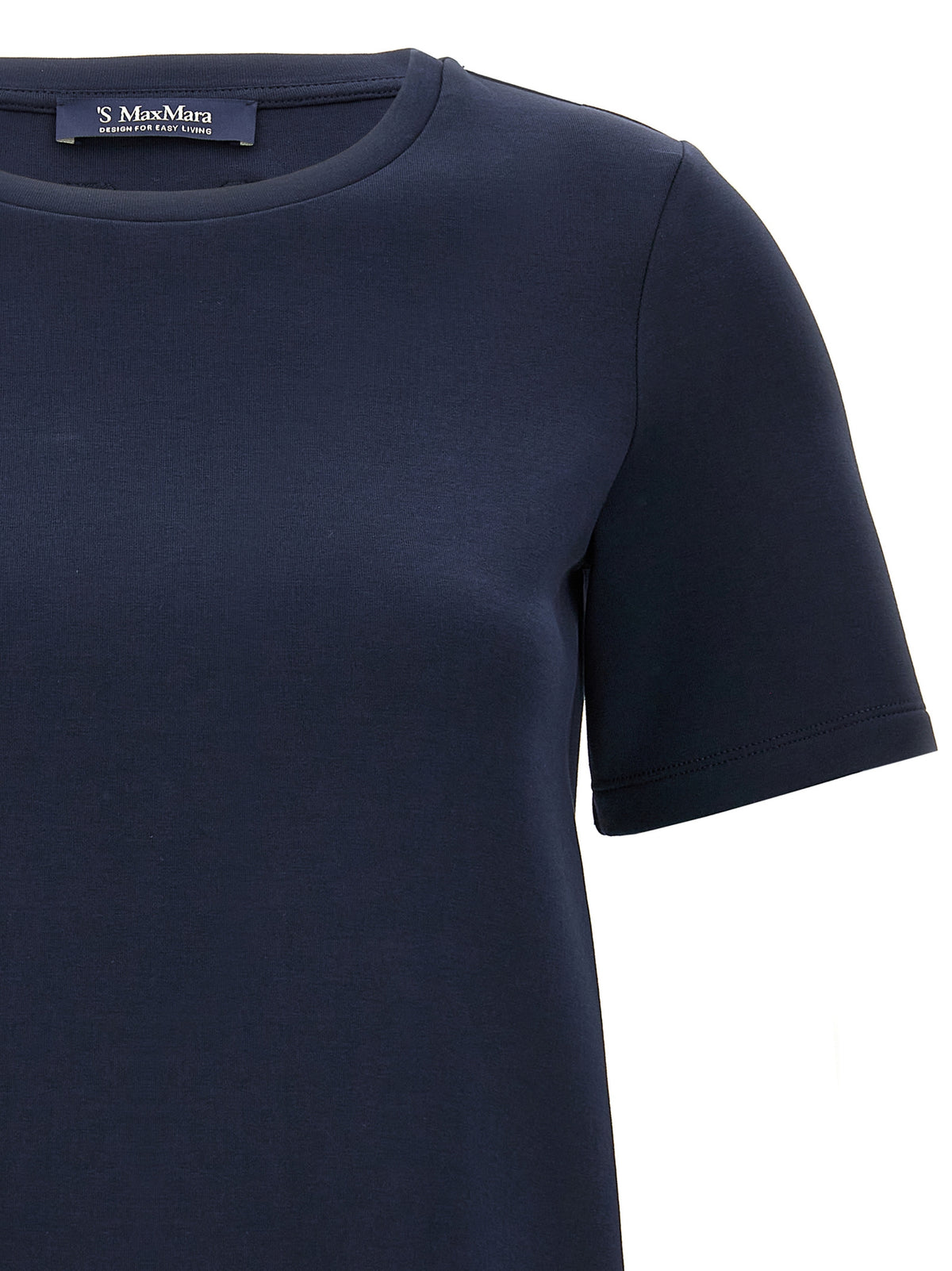 'S Max Mara Fianco Blue Cotton T-Shirt