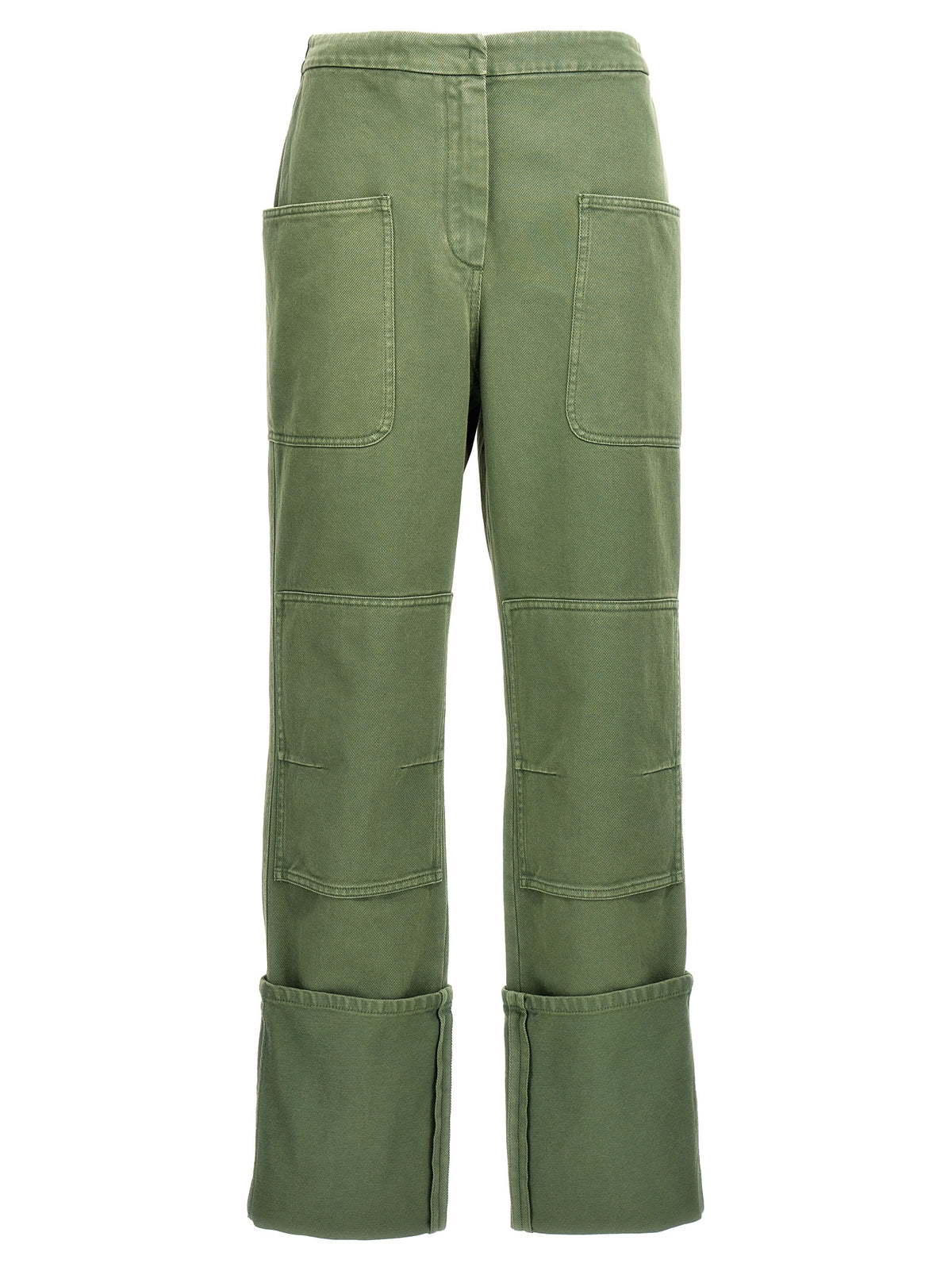 Max Mara Facella Bicolor Cotton Casual Pants
