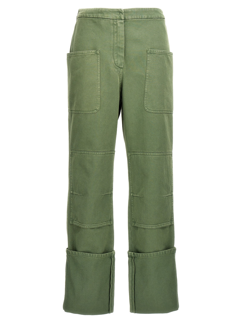 Max Mara Facella Bicolor Cotton Casual Pants