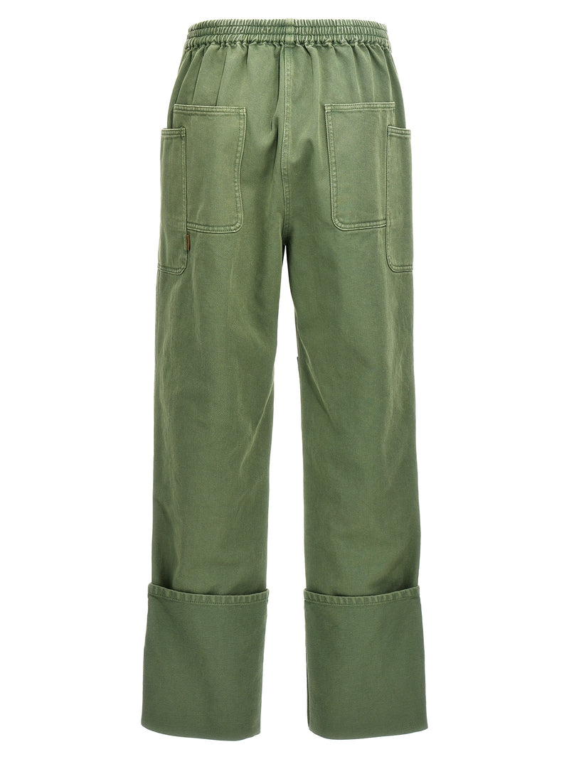 Max Mara Facella Bicolor Cotton Casual Pants