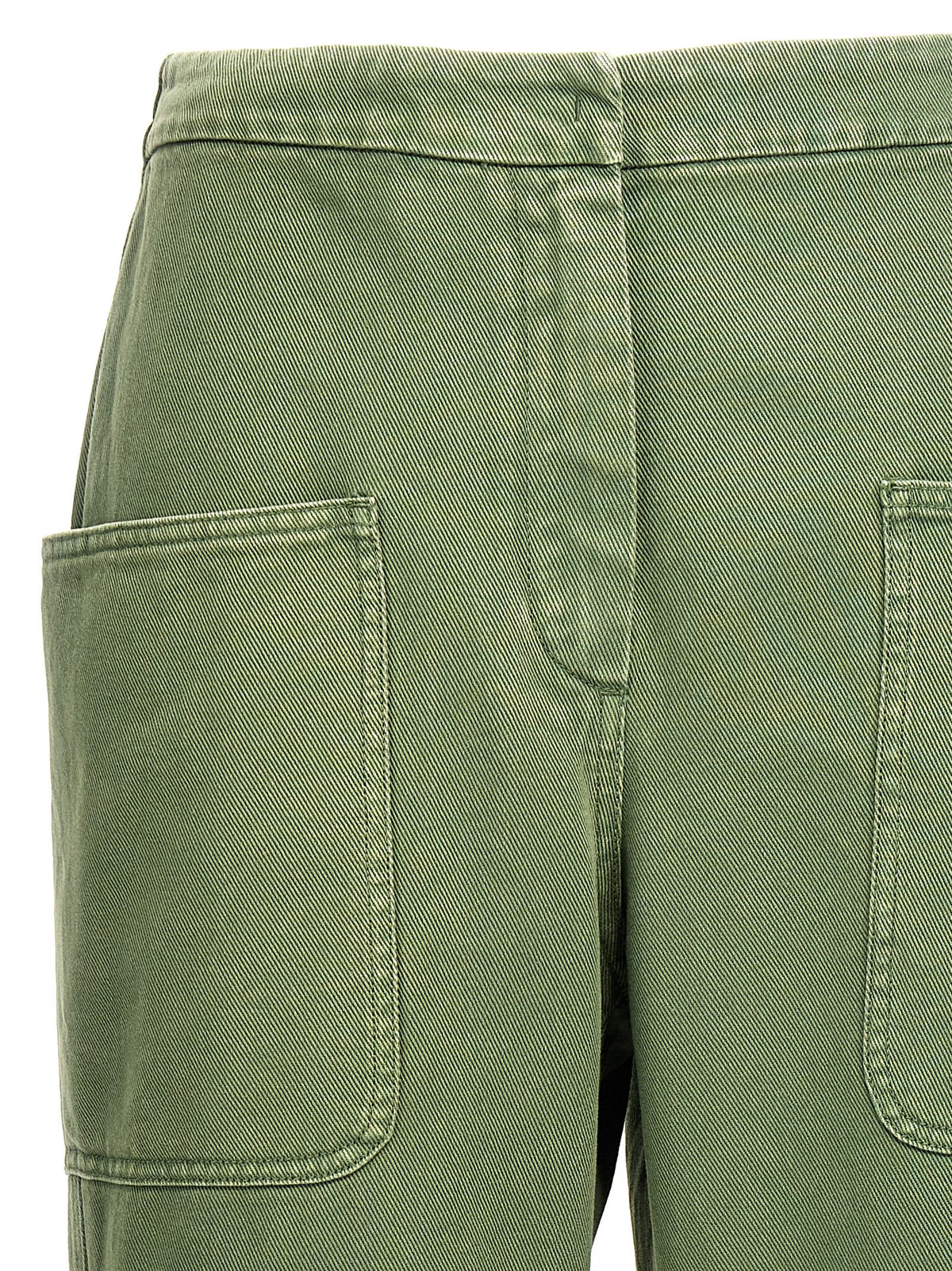 Max Mara Facella Bicolor Cotton Casual Pants