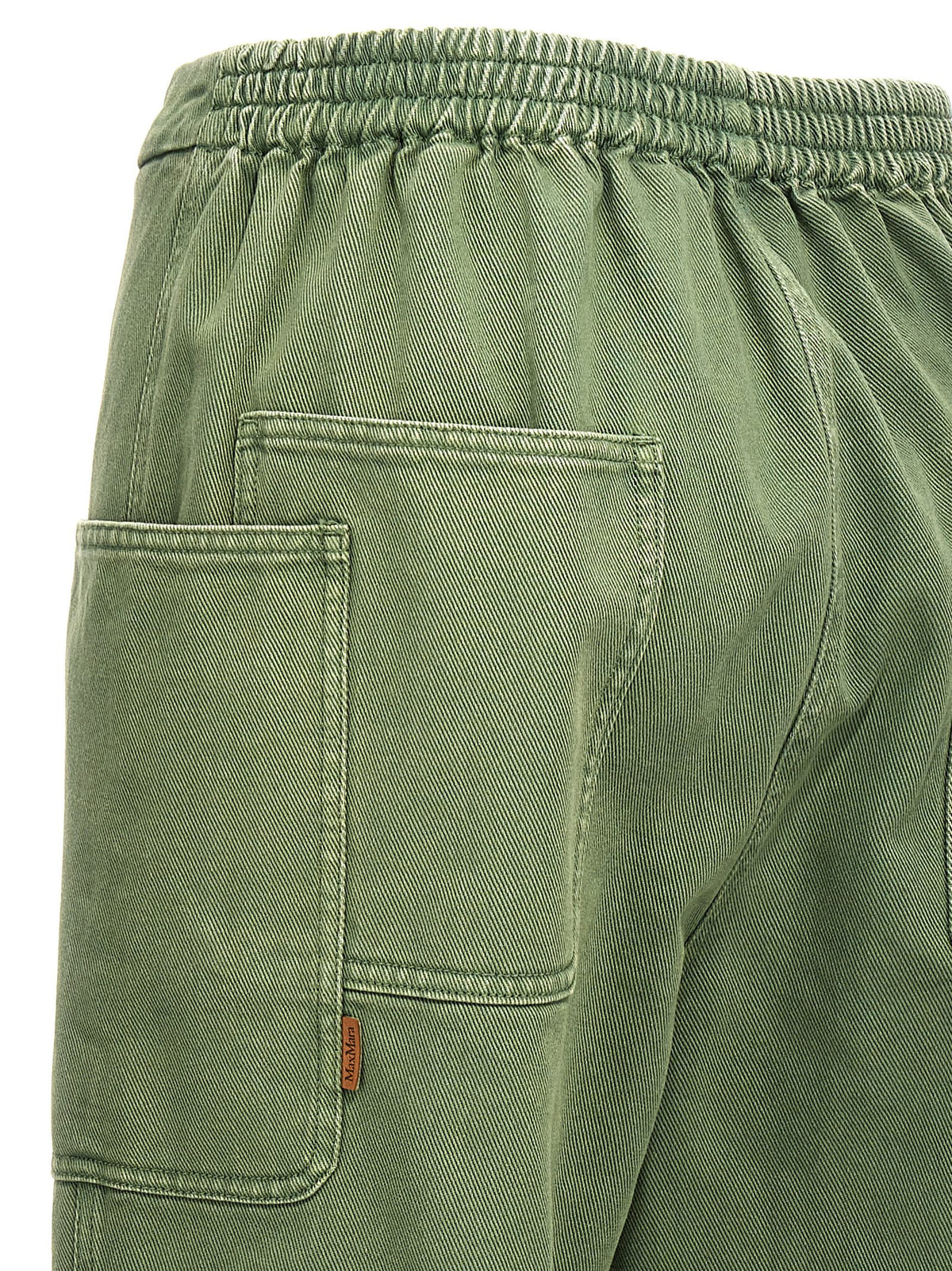 Max Mara Facella Bicolor Cotton Casual Pants