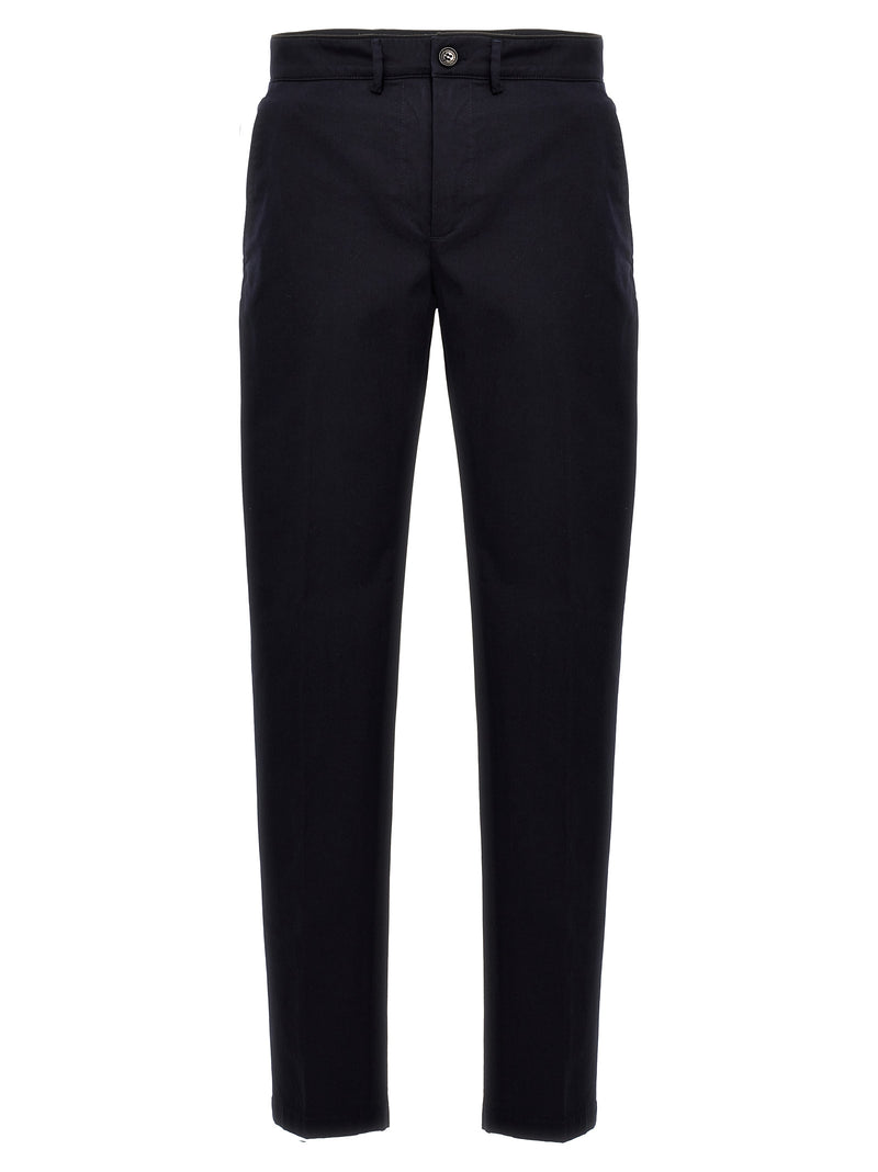 Department 5 Mike Blue Cotton Casual Pants for Men