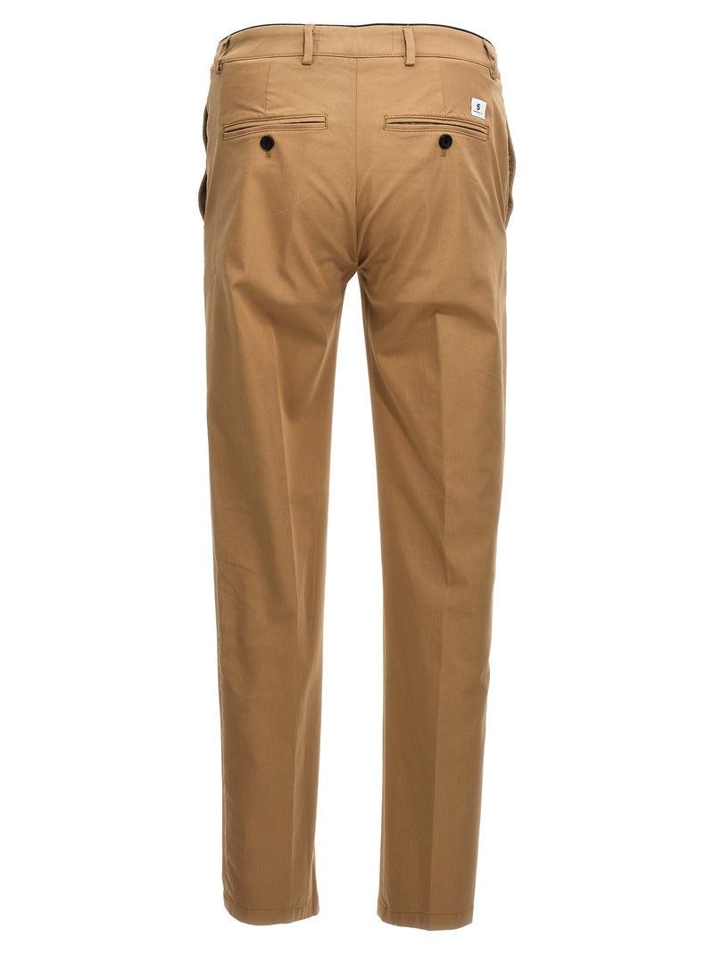 Department 5 Mike Beige Cotton Casual Pants