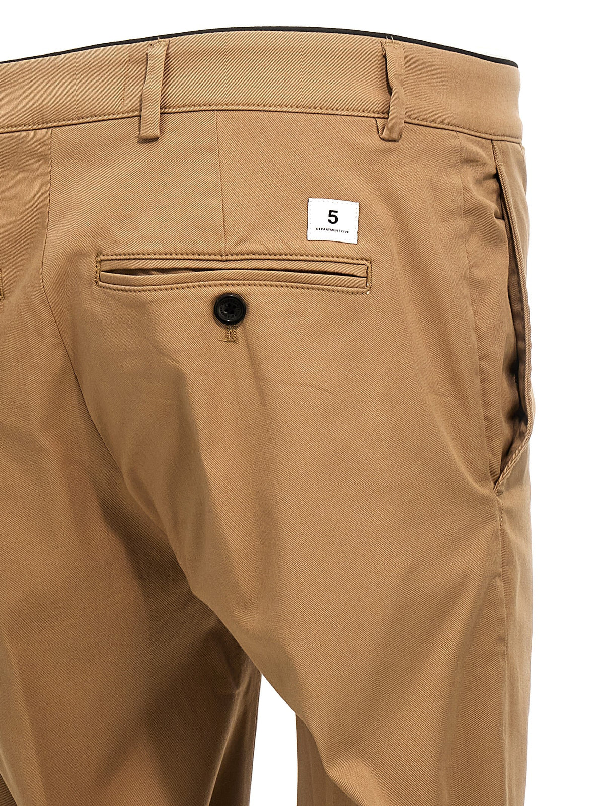 Department 5 Mike Beige Cotton Casual Pants