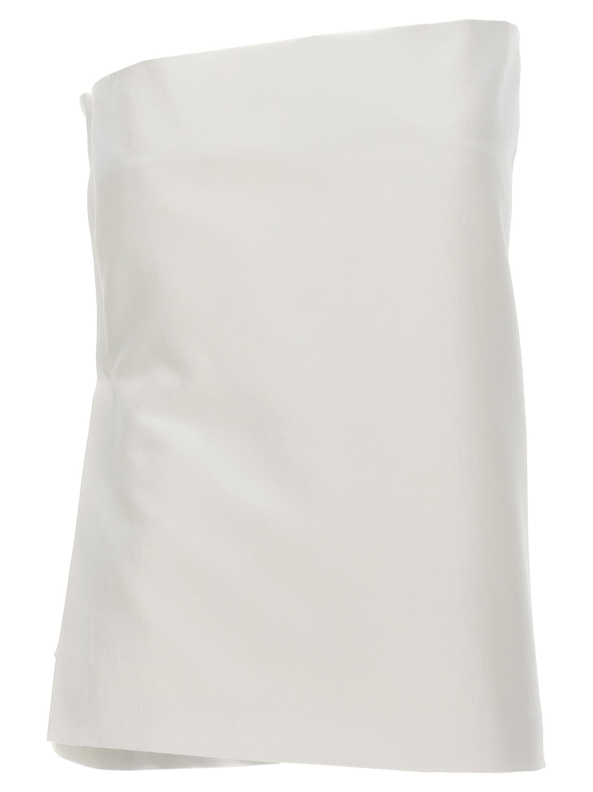Sportmax Adda White Cotton Blouse - Off-the-Shoulder Design