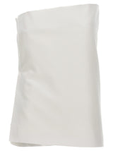 Sportmax Adda White Cotton Blouse - Off-the-Shoulder Design