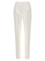 Sportmax Netto White Acetate Dress Pants for Women