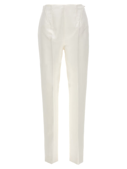 Sportmax White Acetate Dress Pants