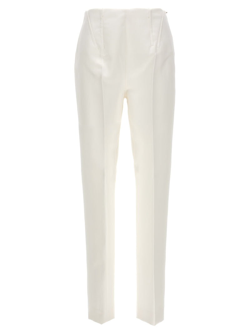 Sportmax Netto White Acetate Dress Pants for Women