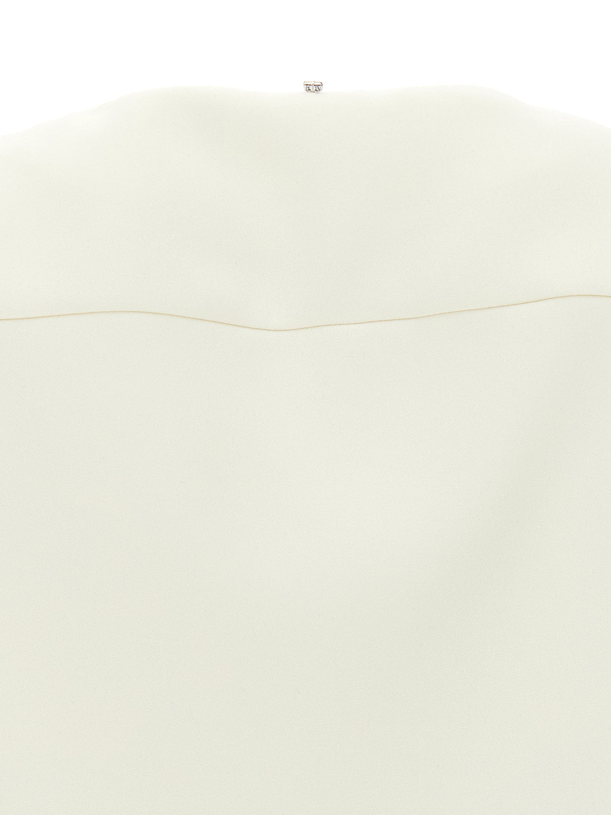 Sportmax Aceri White Polyester Full-Length Jacket