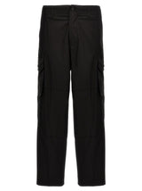 Department 5 Fleet Black Cotton Cargo Pants
