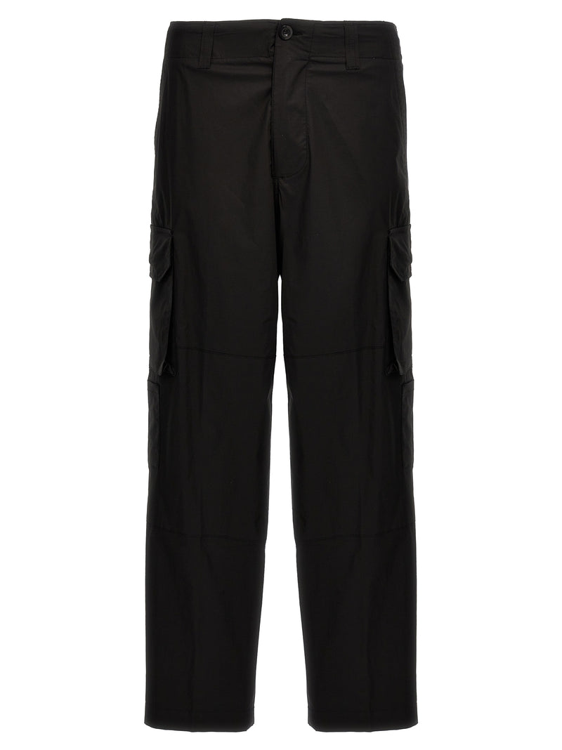 Department 5 Fleet Black Cotton Cargo Pants