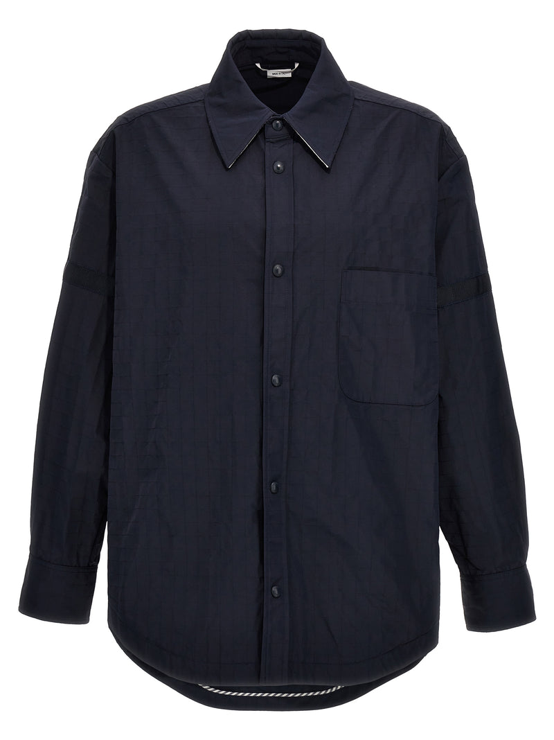 Thom Browne Blue Polyamide Overshirt