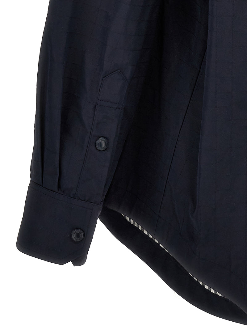 Thom Browne Blue Polyamide Overshirt