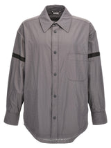 Thom Browne Gray Polyamide Blouse - Stylish Overshirt