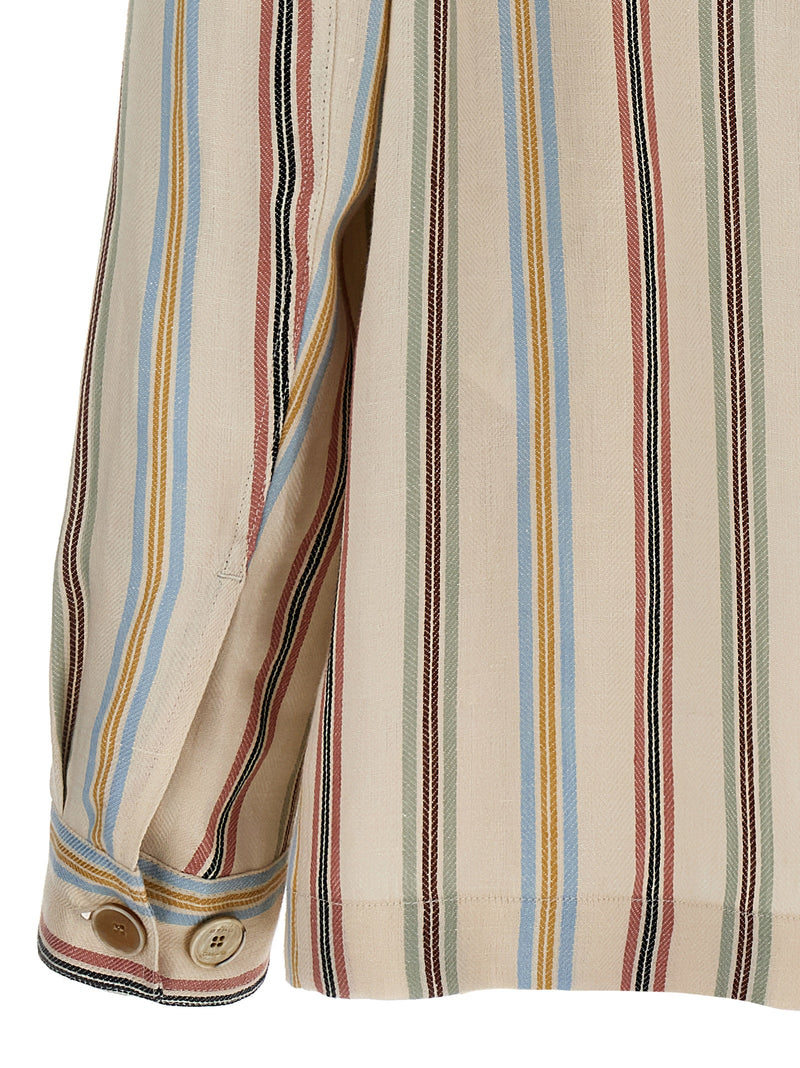 Etro Multicolor Linen Blouse - Stylish Overshirt for Men