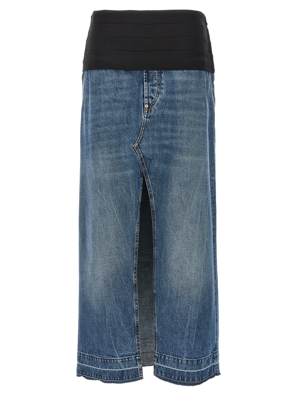 Stella McCartney Blue Cotton Mini Skirt - Elegant and Trendy