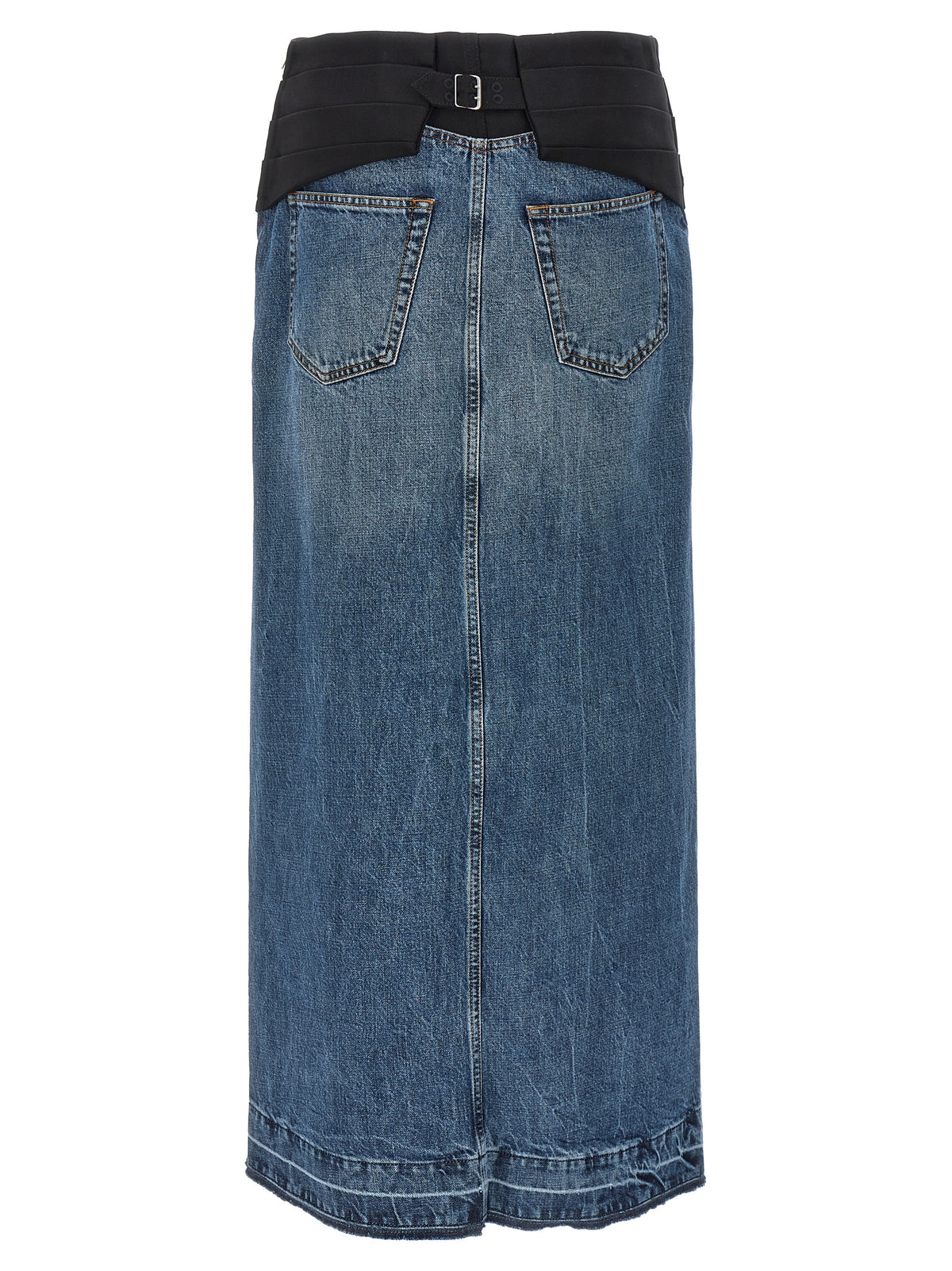Stella McCartney Blue Cotton Mini Skirt - Elegant and Trendy