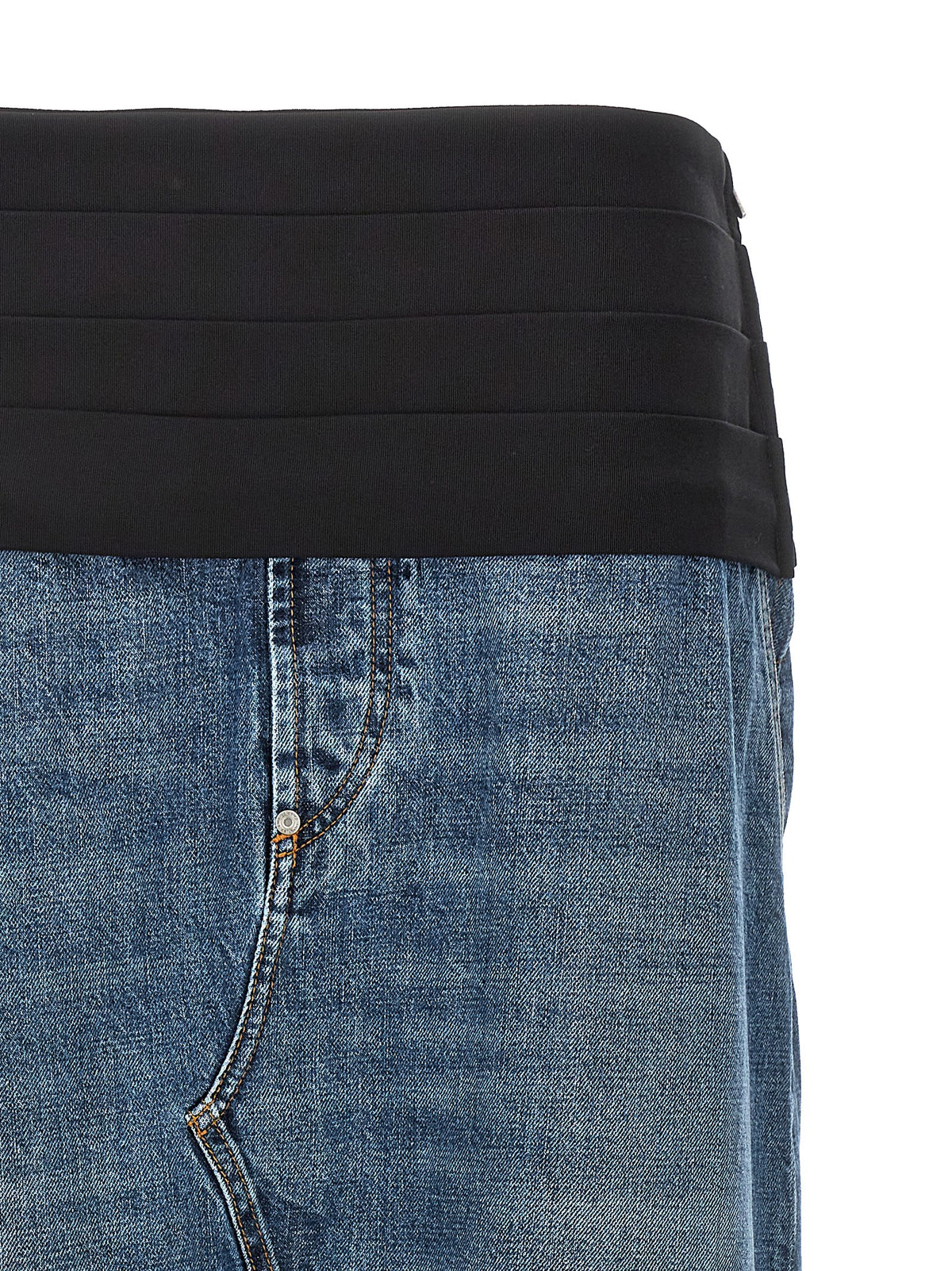 Stella McCartney Blue Cotton Mini Skirt - Elegant and Trendy