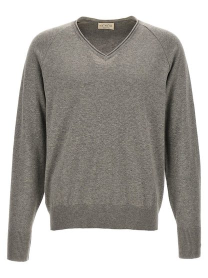 MA'RY'YA Gray Cotton Cardigan