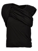 Rick Owens Black Cotton Harness Tank Top for Women