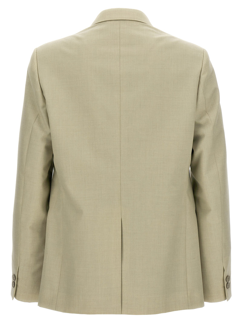Fendi Beige Virgin Wool Blazer - Sophisticated Style