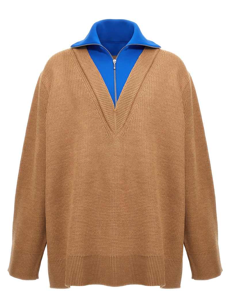 Jil Sander Multicolor Wool Cardigan for Men