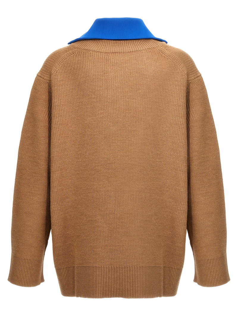 Jil Sander Multicolor Wool Cardigan for Men