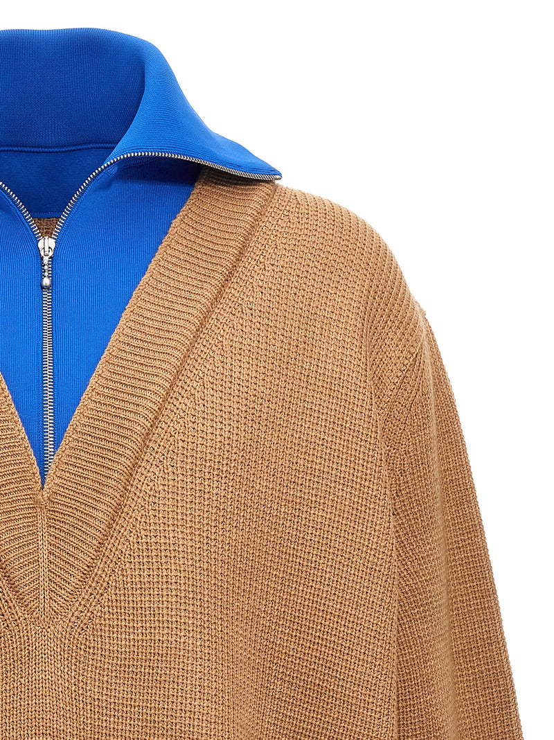 Jil Sander Multicolor Wool Cardigan for Men