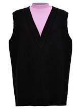 Jil Sander Multicolor Wool Sleeveless Sweater