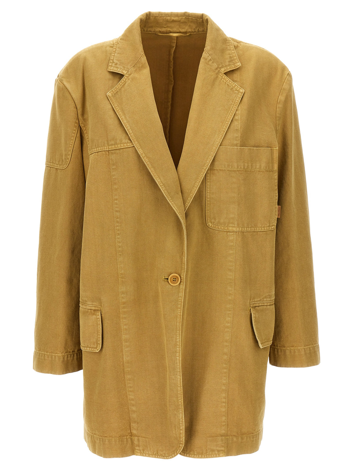 Max Mara 'Dizzy' Beige Cotton Blazer