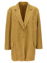 Max Mara 'Dizzy' Beige Cotton Blazer