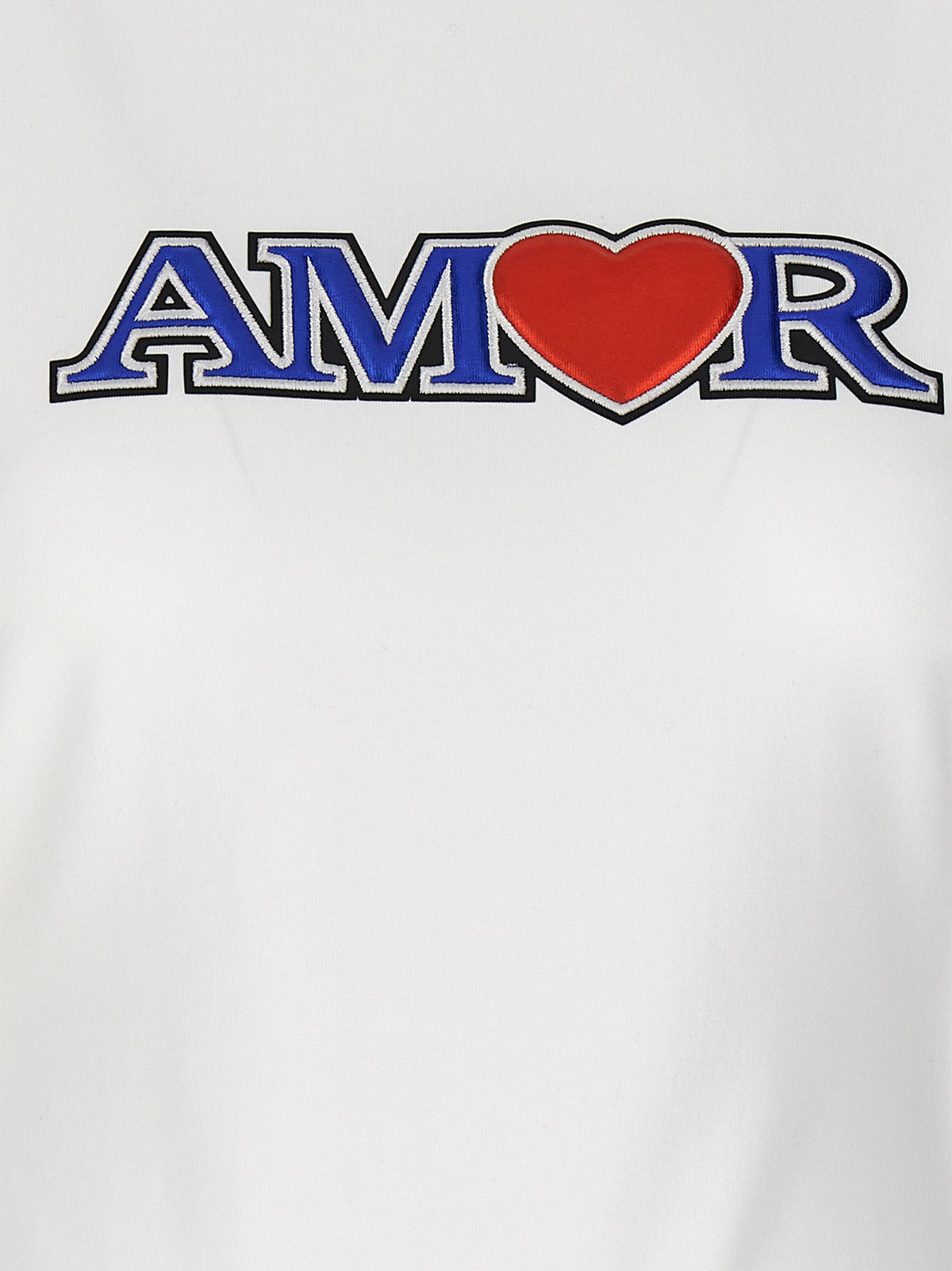 Vetements White Cotton ‘Amor’ T-Shirt for Women
