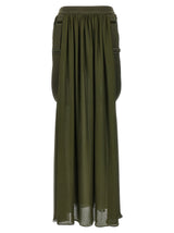Max Mara Jedy Bicolor Silk Mini Skirt