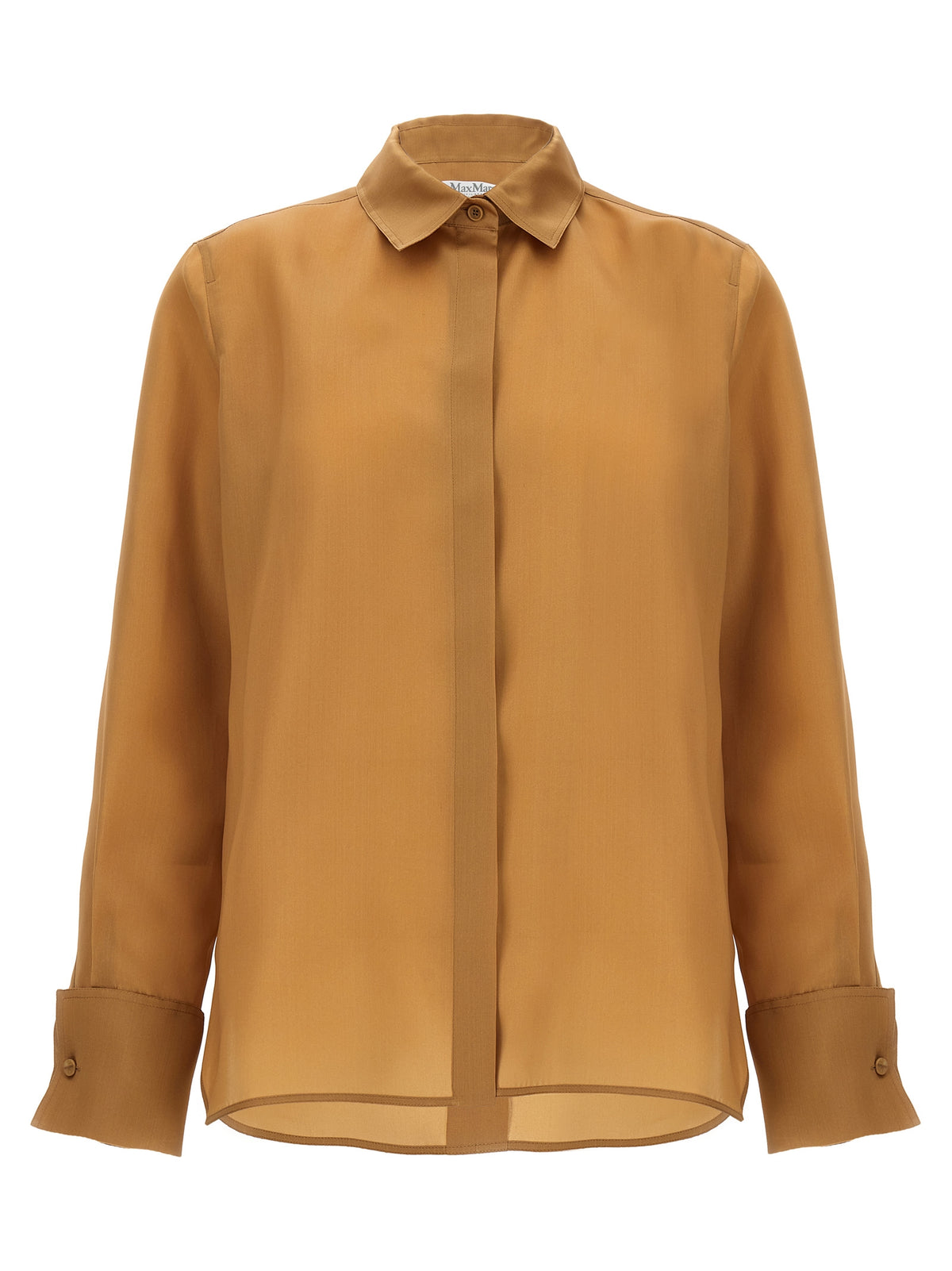 Max Mara Nola Beige Silk Blouse